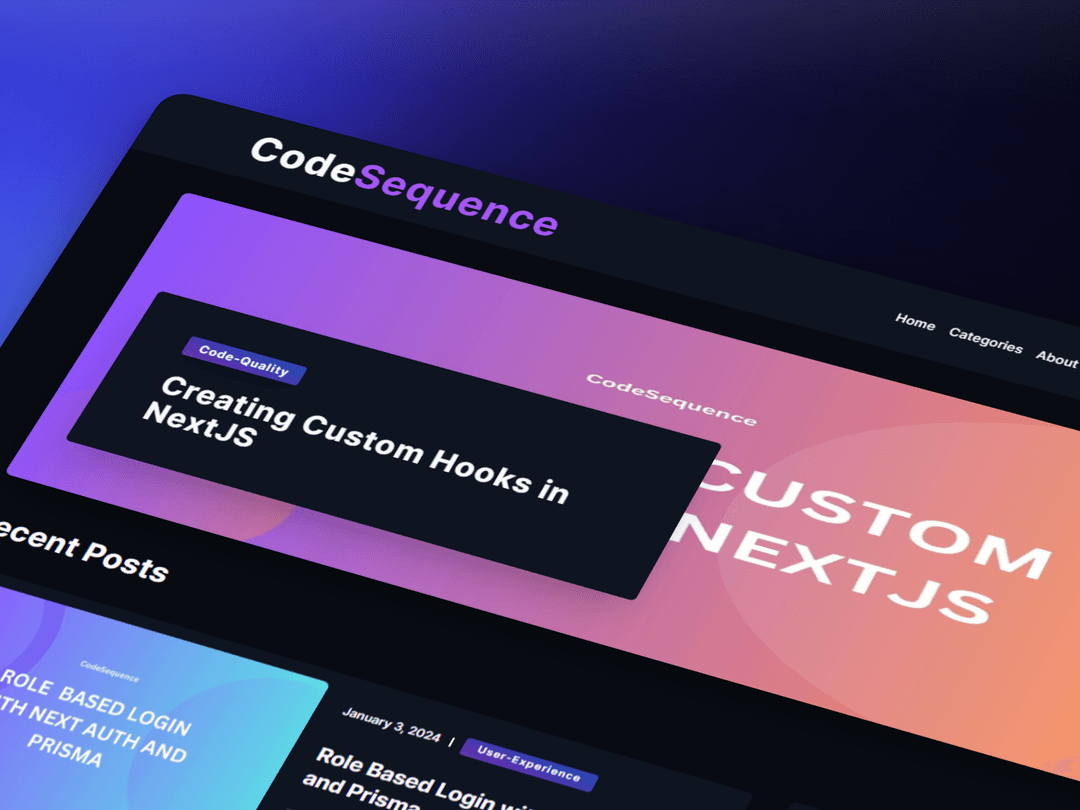 CodeSequence Blog App